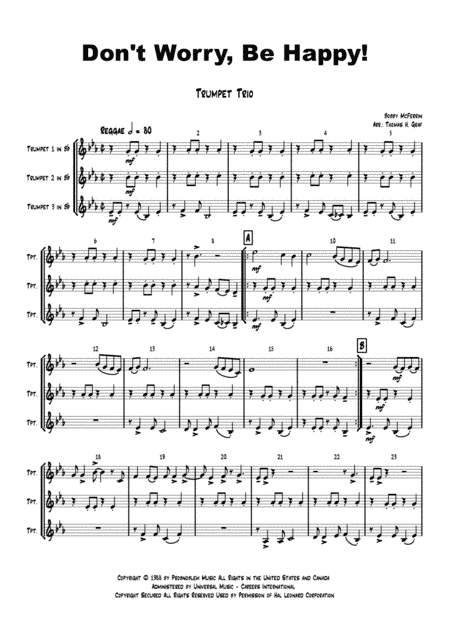 Don't Worry, Be Happy (arr. Thomas H. Graf)