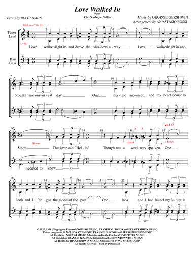 Love Walked In (arr. Anastasio Rossi)