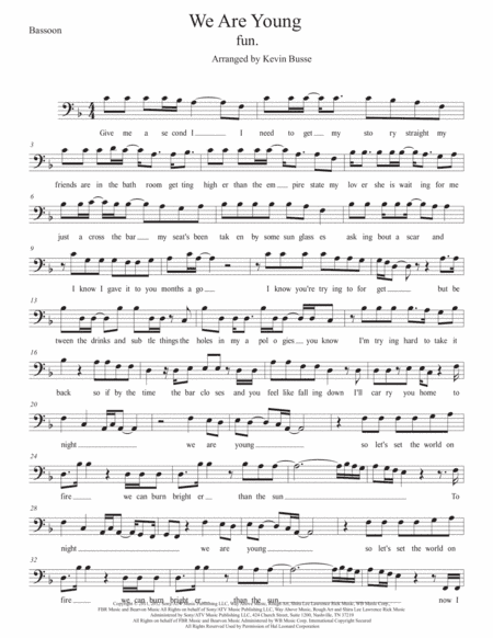 We Are Young (arr. Kevin Busse)