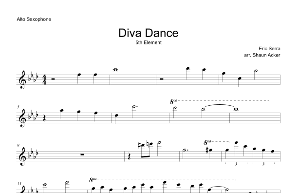 The Fifth Element (arr. Shaun Acker)