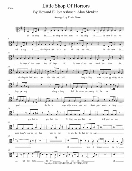 Little Shop Of Horrors (arr. Kevin Busse)