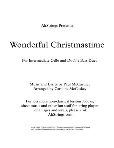Wonderful Christmastime (arr. Caroline McCaskey)