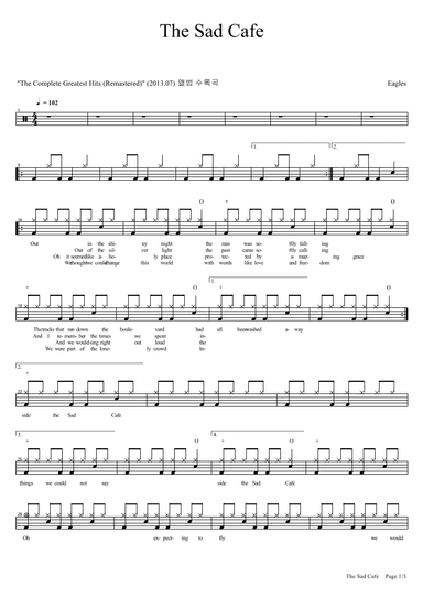 The Sad Cafe (arr. COPYDRUM)