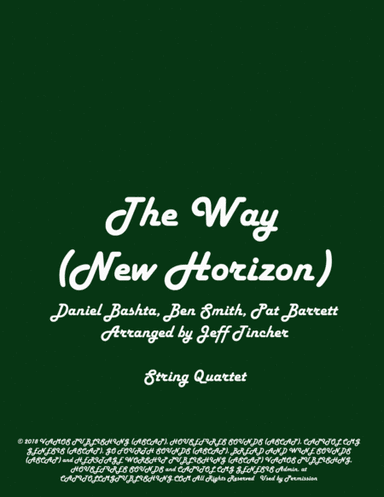 The Way (new Horizon) (arr. Jeff Tincher)