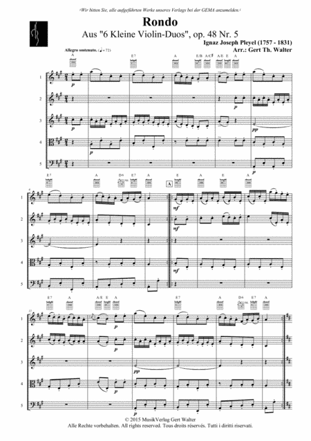 Rondo (arr. Gert Th. Walter)