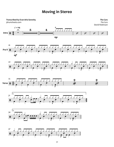 Moving In Stereo (arr. Evan Aria Serenity)