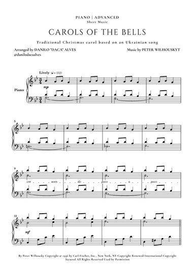 Carol Of The Bells (arr. Danilo "Daca" Alves)