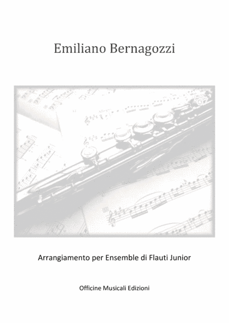 Bergamasca for Young Flute Ensemble (arr. Emiliano Bernagozzi)