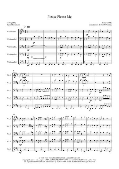 Please Please Me (arr. Felix Thiedemann)