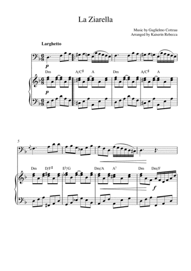 La Ziarella (arr. Kaiserin Rebecca)