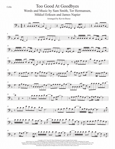 Too Good At Goodbyes (arr. Kevin Busse)