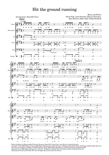 Hit The Ground Running (arr. Benedikt Perse)