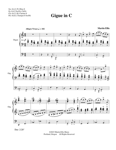 Gigue in C