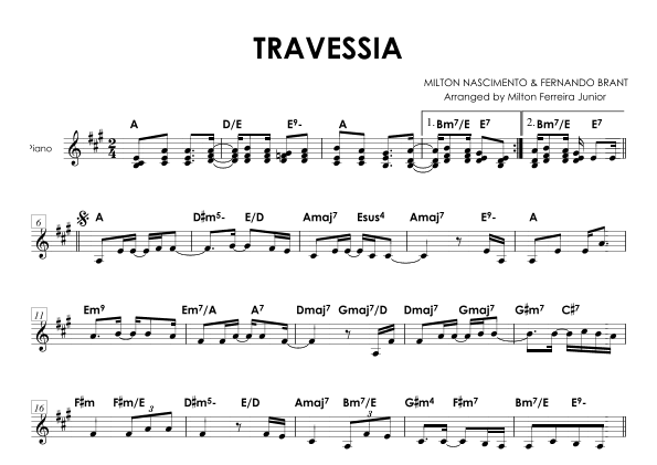 Travessia (arr. Milton F. Junior)