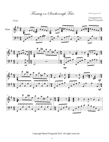 Fantasy on Scarborough Fair (arr. Daniel Fitzgerald)