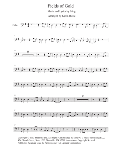 Fields Of Gold (arr. Kevin Busse)