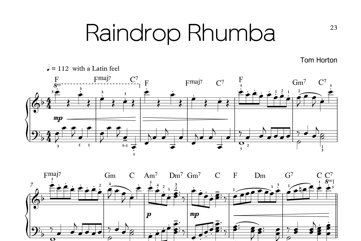 Raindrop Rhumba