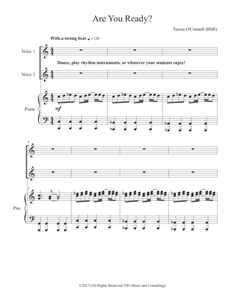 Are You Ready? Two-part Warm-up