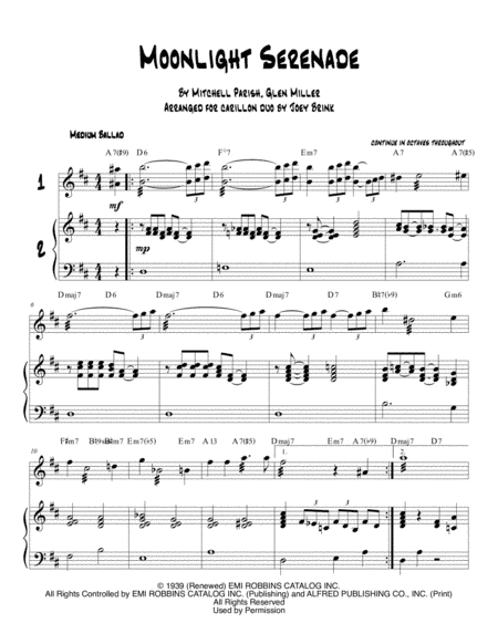 Moonlight Serenade (arr. Joey Brink)