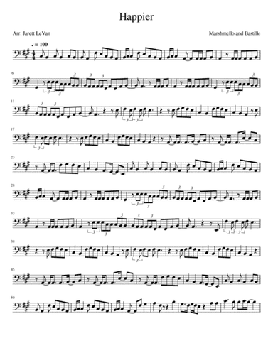 Happier (arr. Jarett LeVan)