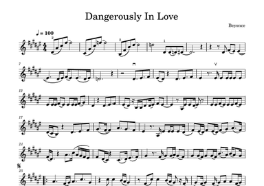 Dangerously In Love (arr. Julia Mills)