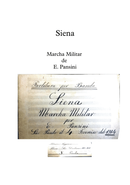 Siena Military March by E. Pasini (arr. Marcelo Eduardo)