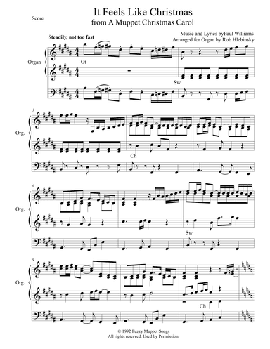 It Feels Like Christmas (arr. Rob Hlebinsky)
