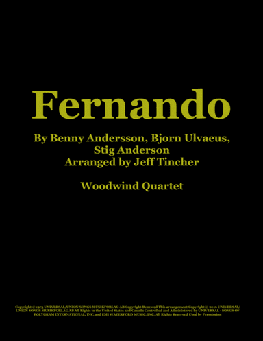 Fernando (arr. Jeff Tincher)