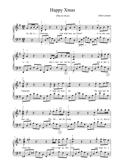 Happy Xmas (War Is Over) (arr. Thomas Jancso)