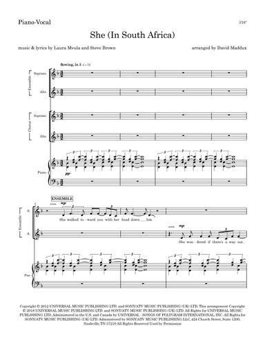 She (arr. David Maddux)