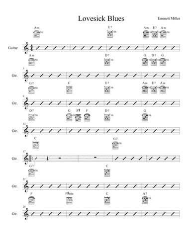Lovesick Blues (arr. The Real Boss Hos)