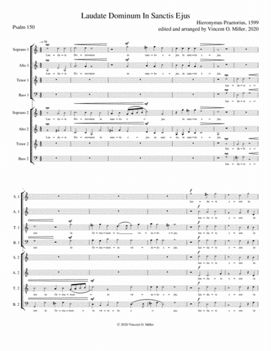 Laudate Dominum in sanctis ejus (arr. Vincent O. Miller)