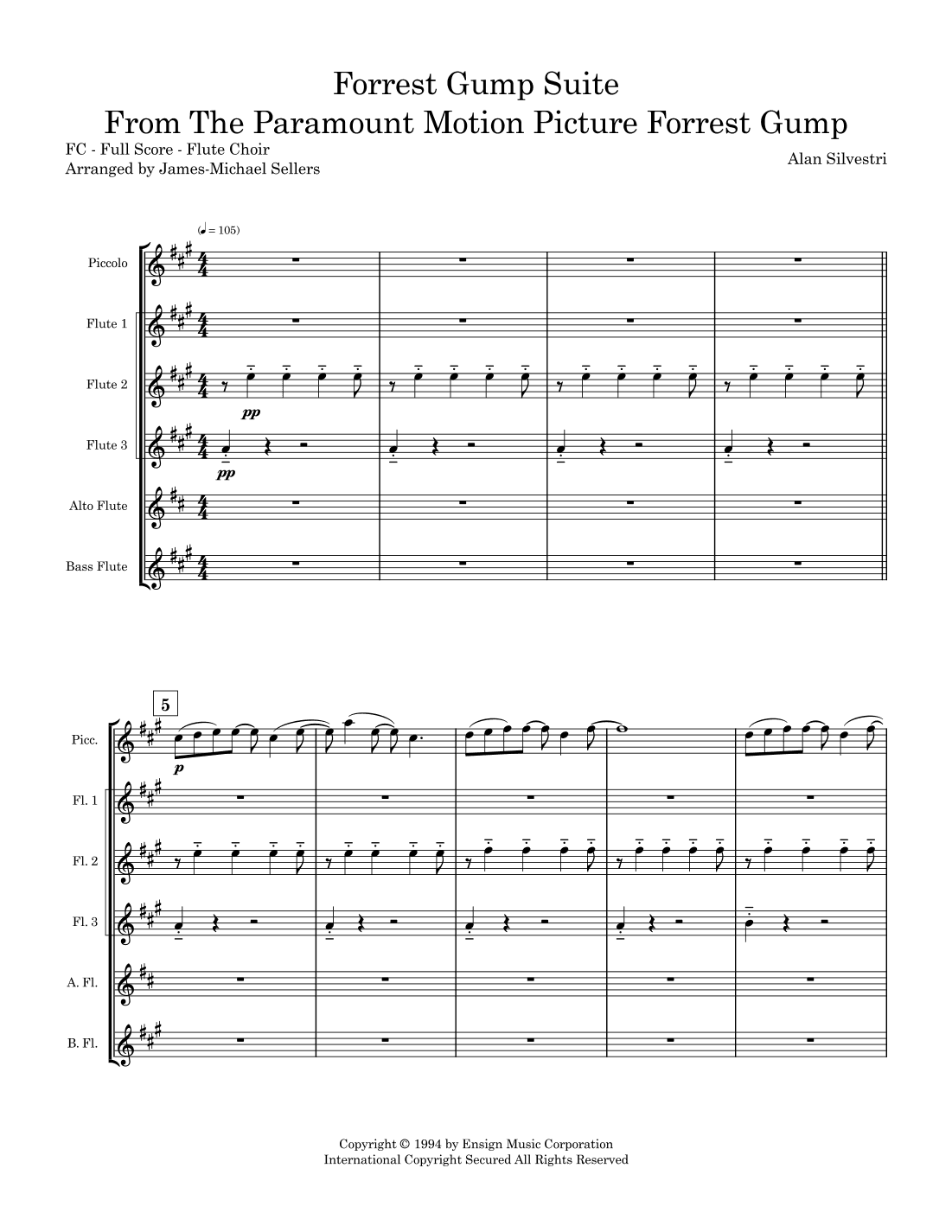 Forrest Gump Suite (arr. James-Michael Sellers)