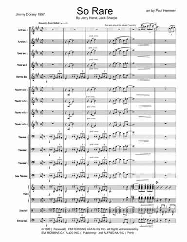 So Rare (arr. Paul Hemmer)