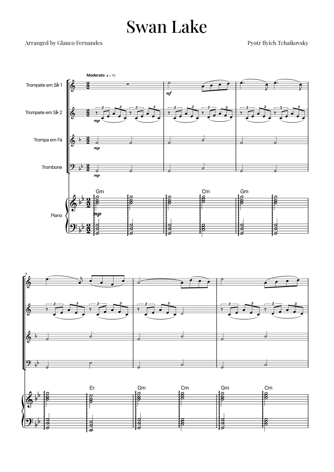 Swan Lake (arr. Glauco Fernandes)