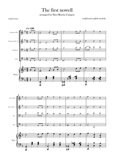 The First nowell (arr. Davi Rocha Campos)