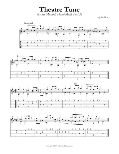 Theatre Tune (from Musick’s Hand-Maid, Part 2) (arr. Mark Phillips)