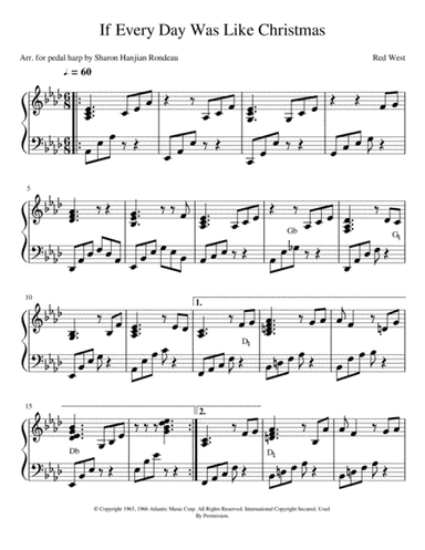 If Every Day Was Like Christmas (arr. Sharon Hanjian Rondeau)