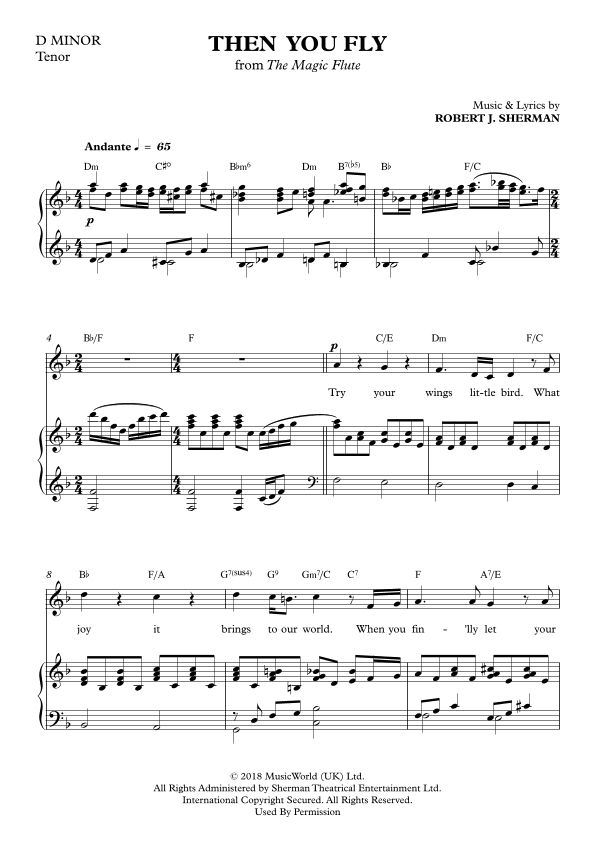 Then You Fly  (D minor)