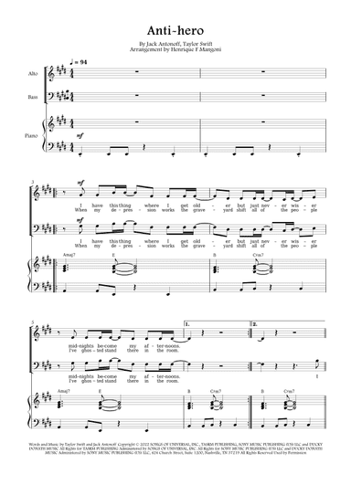 Anti-hero (arr. Henrique F Mangoni)