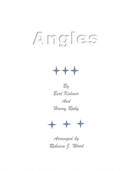 Angels, We Call Them Mothers Down Here (arr. Rebecca J. Wood)