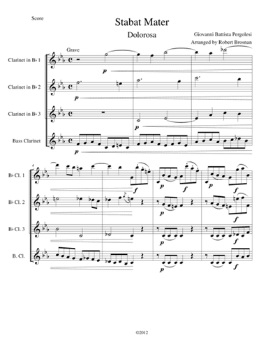 Stabat Mater: Dolorosa (arr. Robert Brosnan)