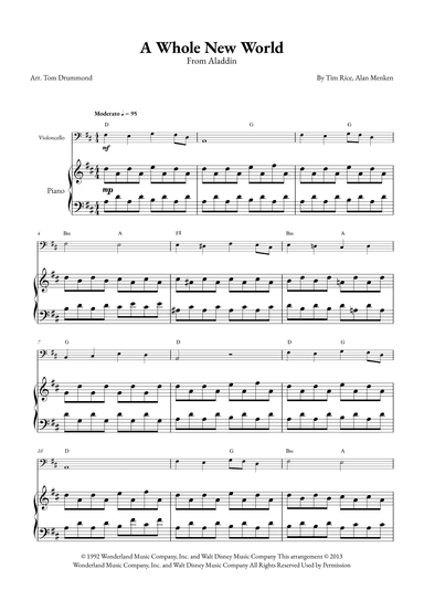 A Whole New World (arr. Tom Drummond)