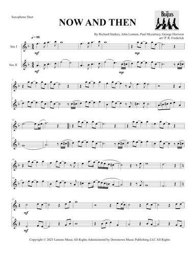 Now And Then (arr. P. R. Frederick)