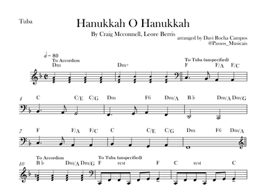 Hanukkah O Hanukkah (arr. Davi Rocha Campos)
