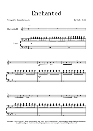 Enchanted (arr. Glauco Fernandes)