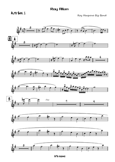 Roy Allan (arr. Roy Hargrove Big band)