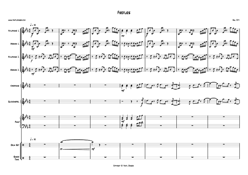 Fireflies (arr. Yentl Doggen)
