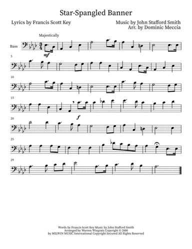 The Star Spangled Banner (arr. Dominic Meccia)