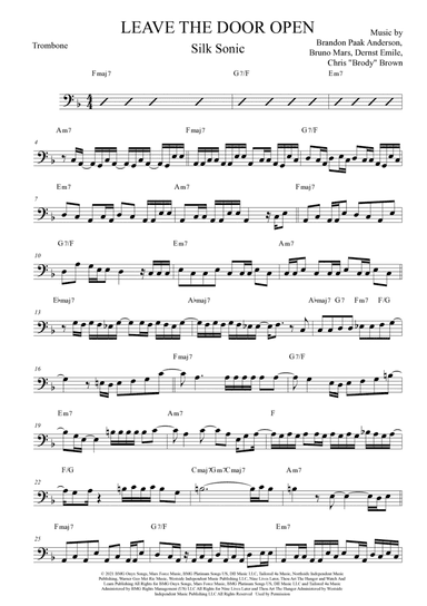 Leave The Door Open (arr. Anderson Quevedo)